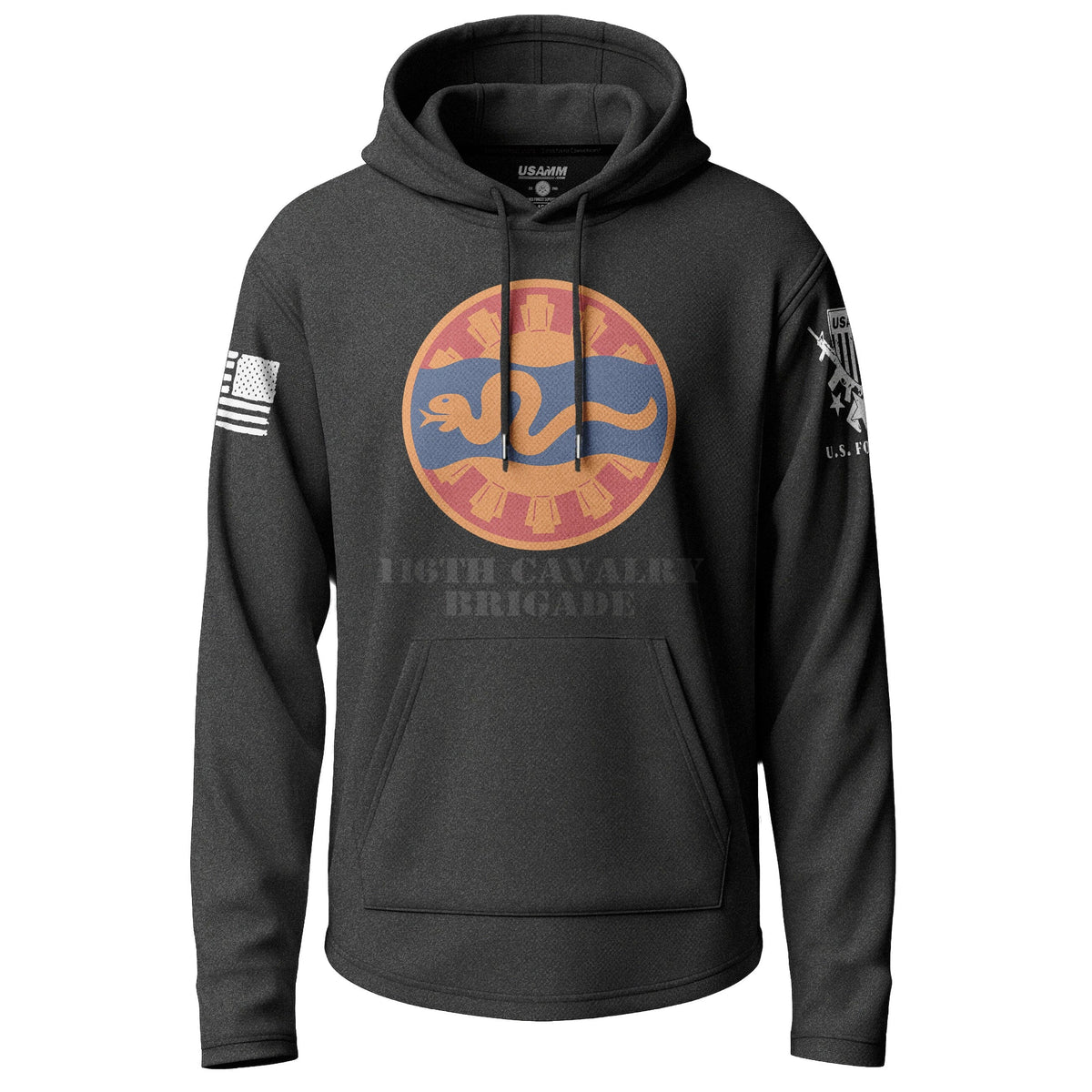 116th Cavalry Brigade Lightweight Hoodie Lightweight Hoodie 90149-S-BK-THIN