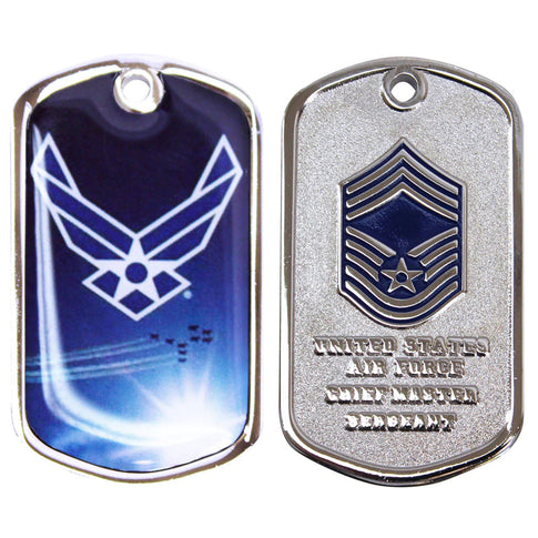 Air Force Chief Master Sergeant W/Sleeve Coin