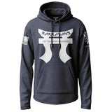 187th Infantry Regiment Rakkasans Skull-2 Lightweight Hoodie Lightweight Hoodie 90153-S-NAVY-THIN