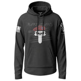 187th Infantry Regiment Rakkasans Skull Lightweight Hoodie Lightweight Hoodie 90154-S-BK-THIN
