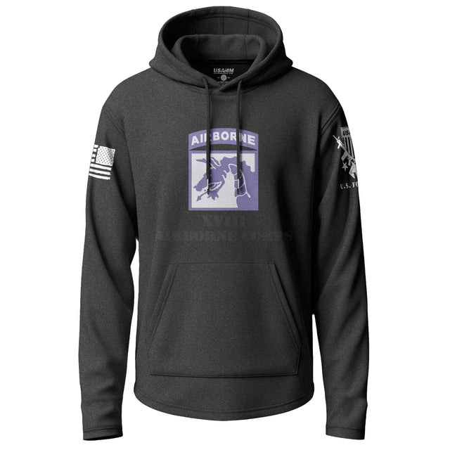18th Airborne Corps Lightweight Hoodie Lightweight Hoodie 90155-S-BK-THIN
