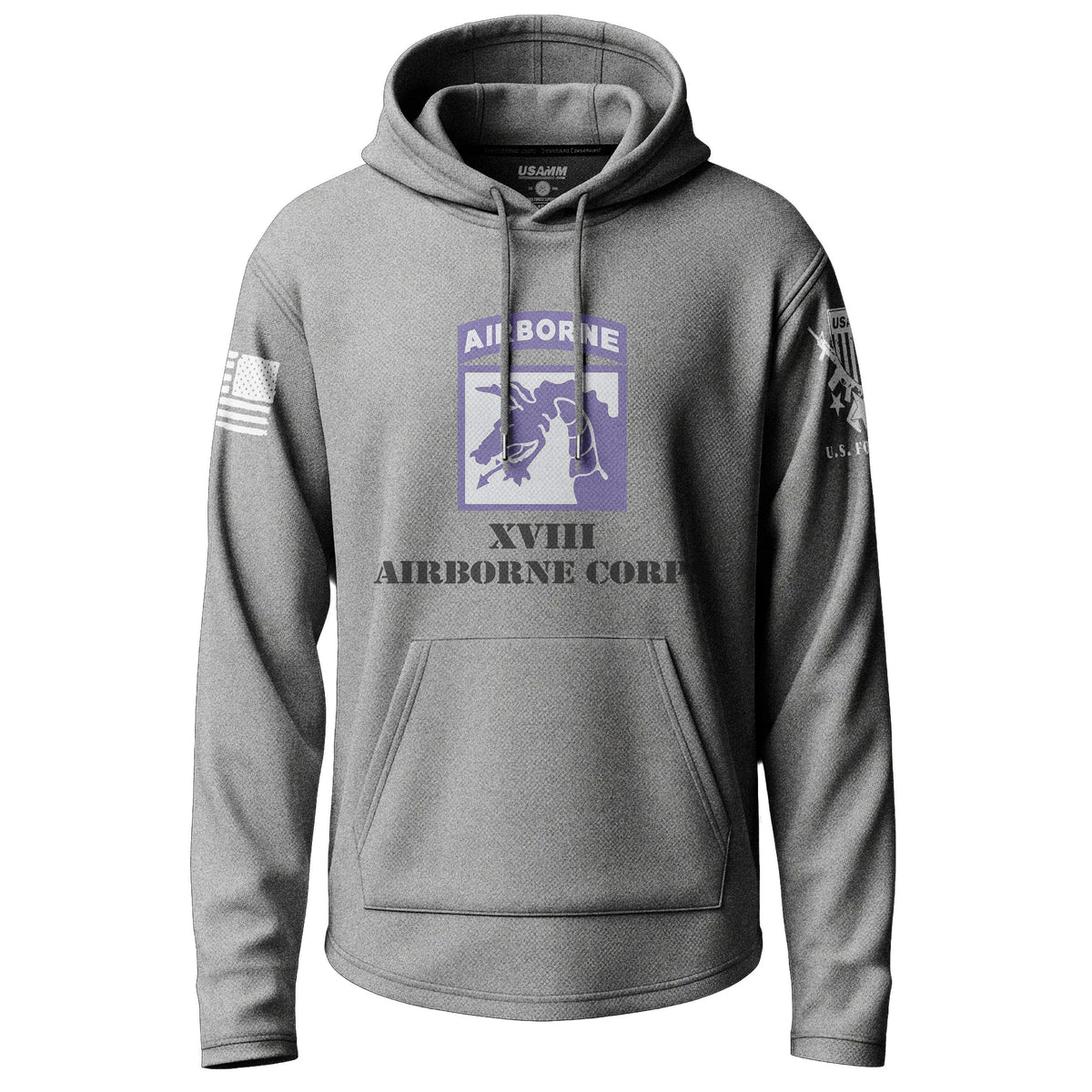 18th Airborne Corps Lightweight Hoodie Lightweight Hoodie 90155-S-HG-THIN