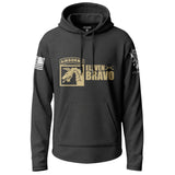 18th Airborne Eleven Bravo Lightweight Hoodie Lightweight Hoodie 90156-S-BK-THIN