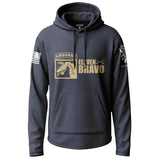 18th Airborne Eleven Bravo Lightweight Hoodie Lightweight Hoodie 90156-S-NAVY-THIN