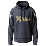 18th Airborne Thirteen Foxtrot Lightweight Hoodie Lightweight Hoodie 90156-S-NAVY-THIN
