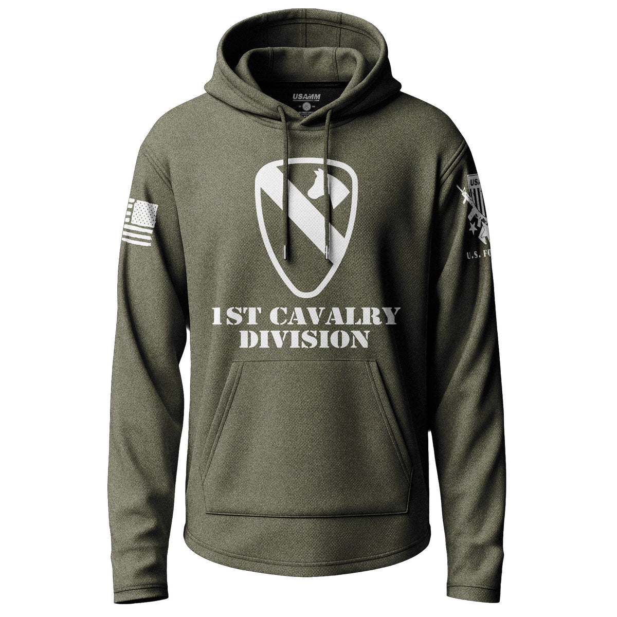 1st Cavalry Division Lightweight Hoodie Lightweight Hoodie 90160-S-MG-THIN