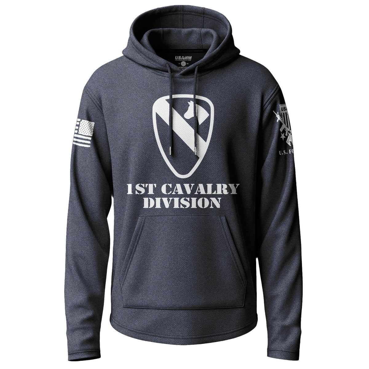 1st Cavalry Division Lightweight Hoodie Lightweight Hoodie 90160-S-NAVY-THIN