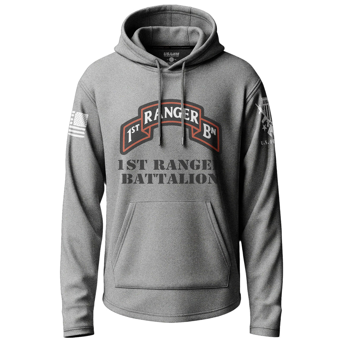 1st Ranger Battalion Lightweight Hoodie Lightweight Hoodie 90165-S-HG-THIN