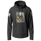 1st Infantry Eagle Lightweight Hoodie Lightweight Hoodie 90158-S-BK-THIN