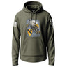 1st Infantry Eagle Lightweight Hoodie Lightweight Hoodie 90158-S-MG-THIN