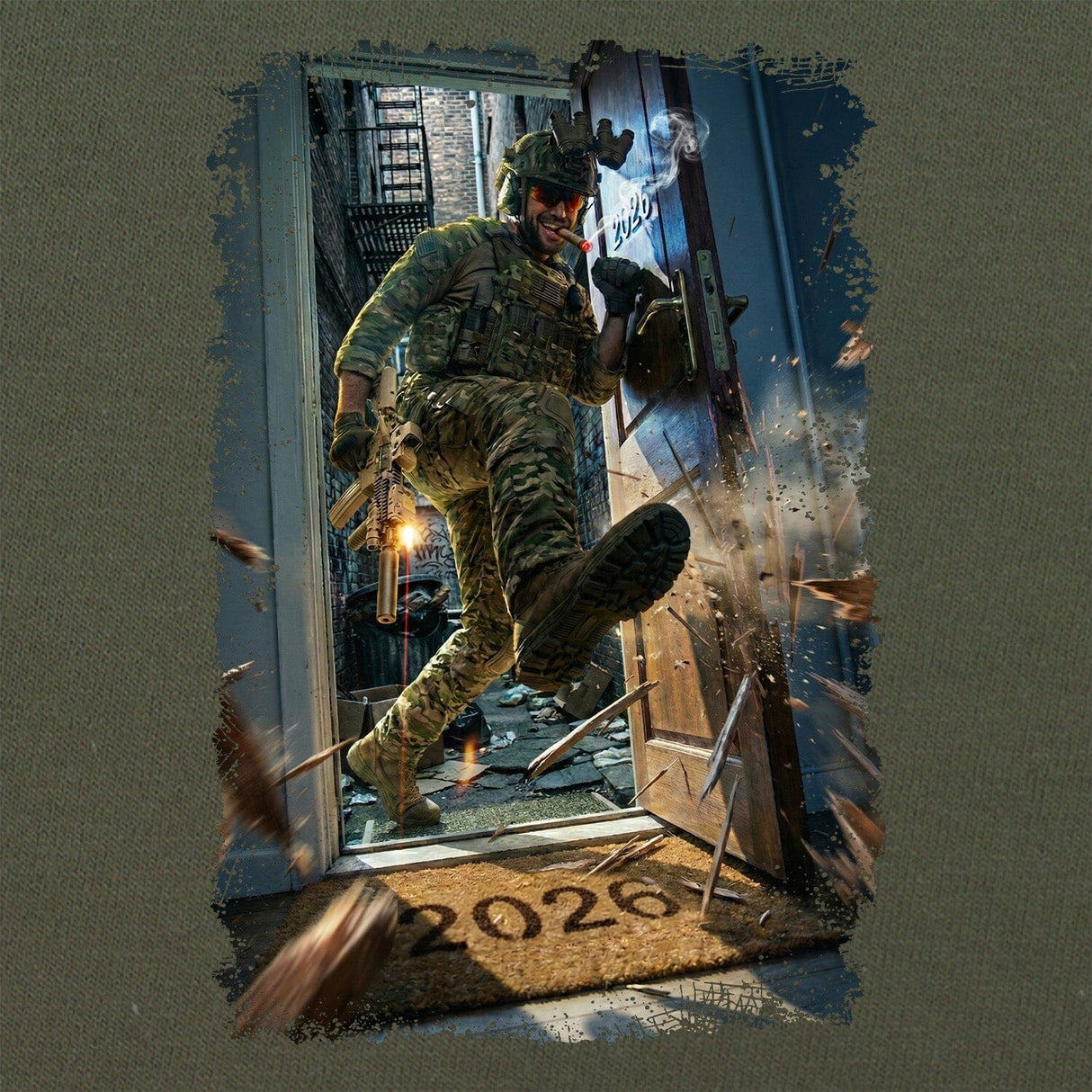 2026 Door Kicker T-Shirt Shirts 