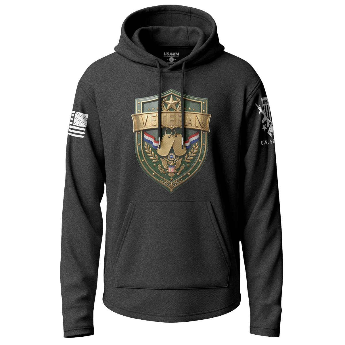 Veteran Shield Lightweight Hoodie