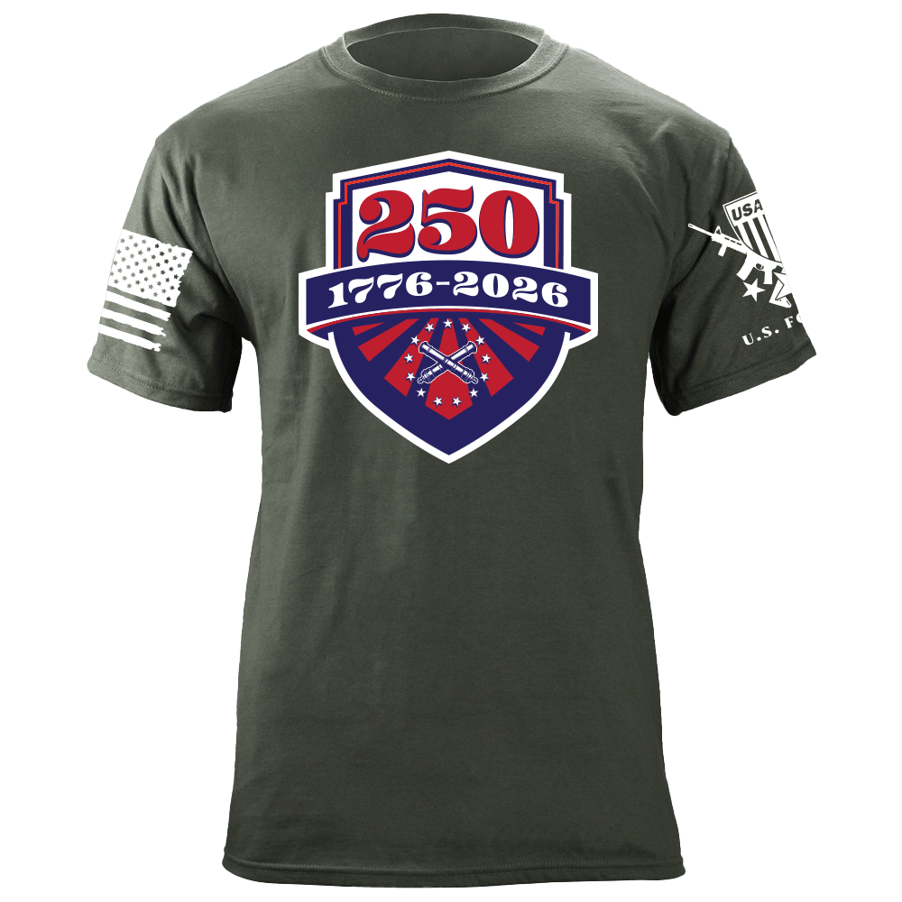 US 250 Shield T-Shirt Shirts 88150-S-MG