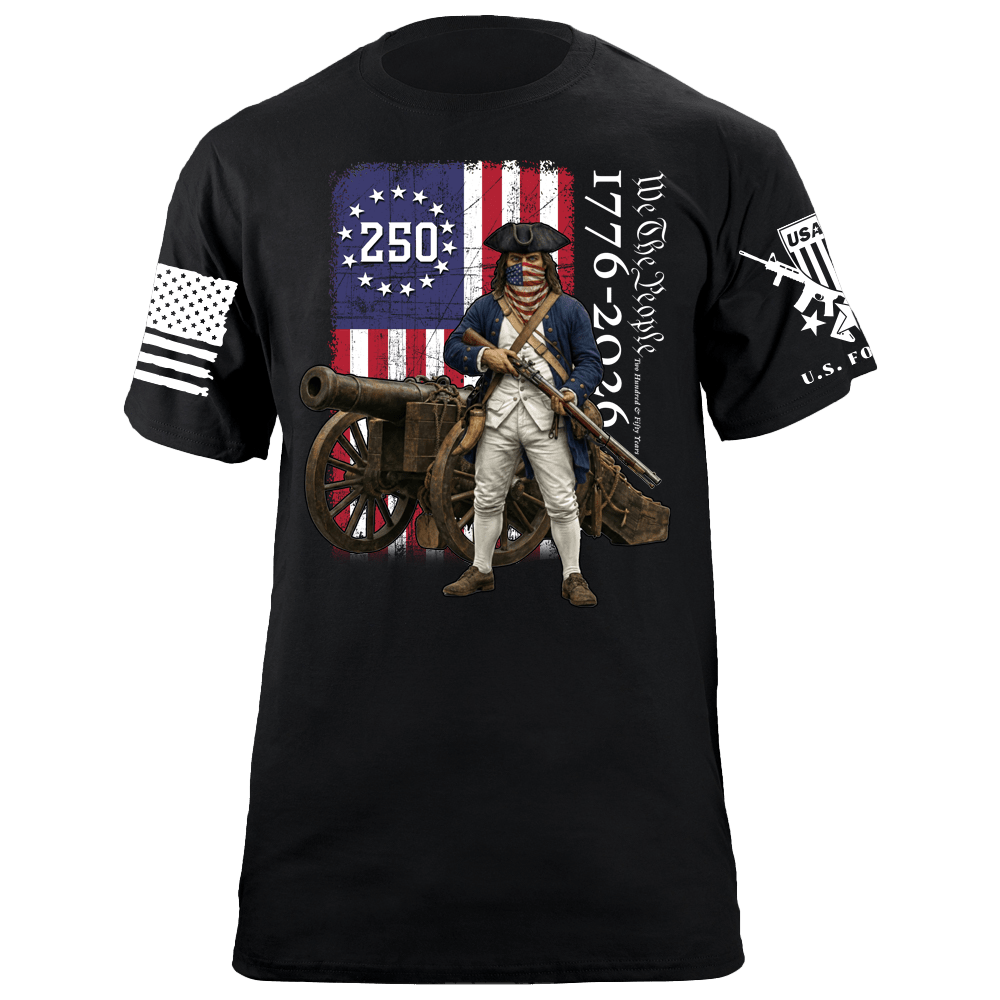 US 250 Patriot T-Shirt Shirts 88151-S-BK