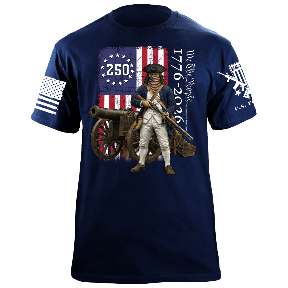 US 250 Patriot T-Shirt Shirts 88151-S-NAVY