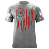 US 250 Flag T-Shirt Shirts 88152-S-HG