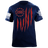 US 250 Flag T-Shirt Shirts 88152-S-NAVY