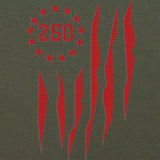 US 250 Flag T-Shirt Shirts 