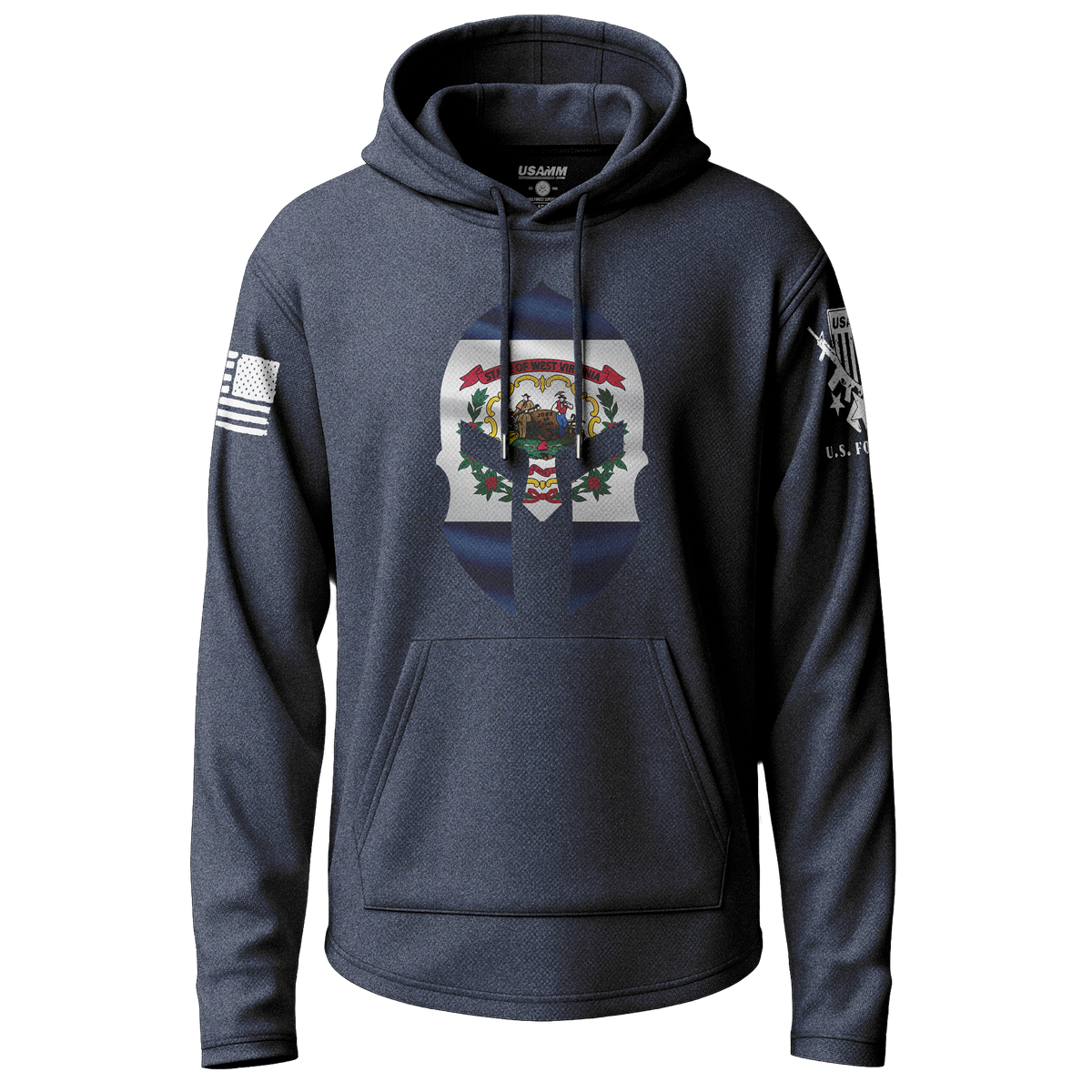West Virginia Spartan Lightweight Hoodie