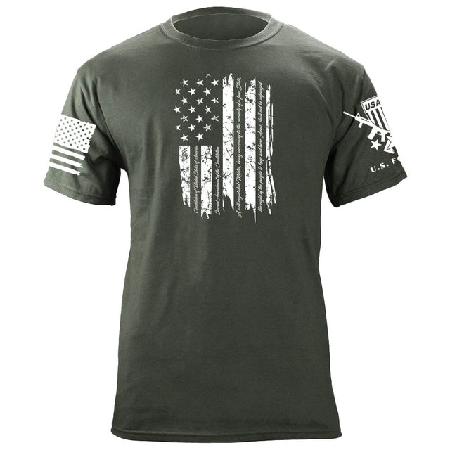 2nd Amendment Gold Flag T-shirt Shirts 87260-3XL-MG