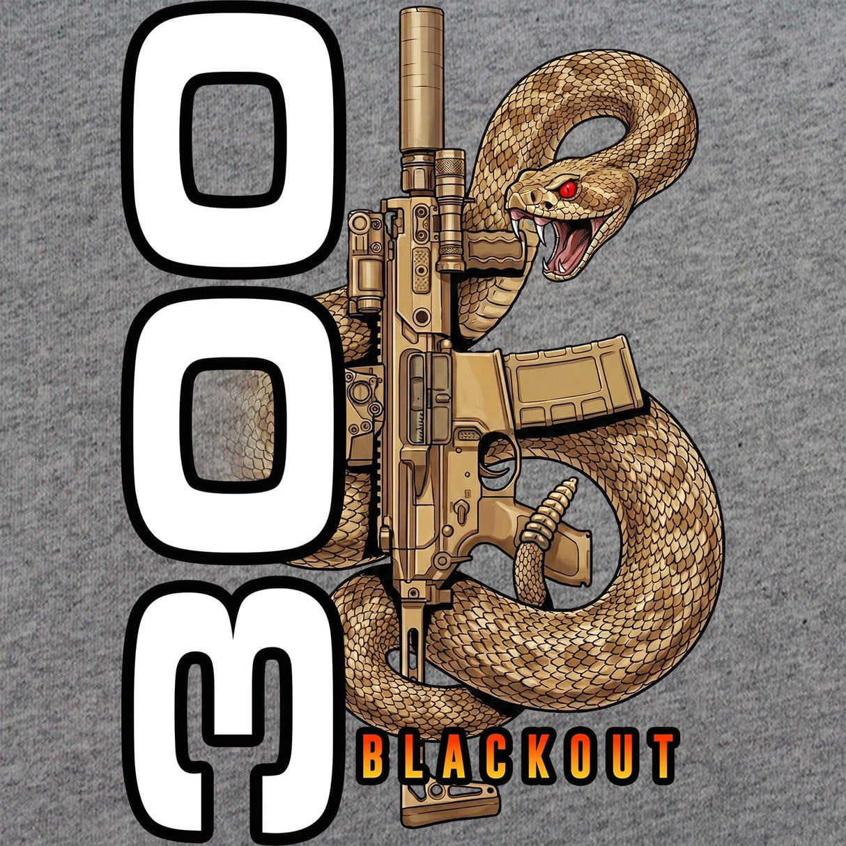 300 Blackout Rattler T-Shirt Shirts 