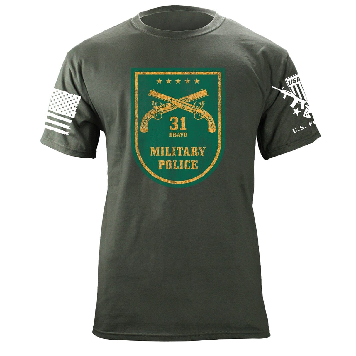 31B Military Police Flash Graphic T-shirt Shirts 87246-3XL-MG
