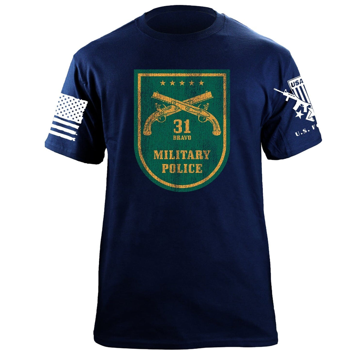 31B Military Police Flash Graphic T-shirt Shirts 87246-S-NAVY