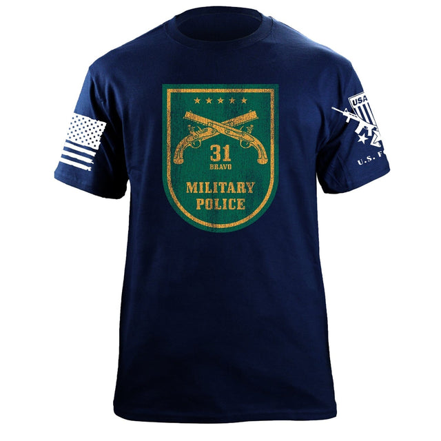 31B Military Police Flash Graphic T-shirt Shirts 87246-S-NAVY