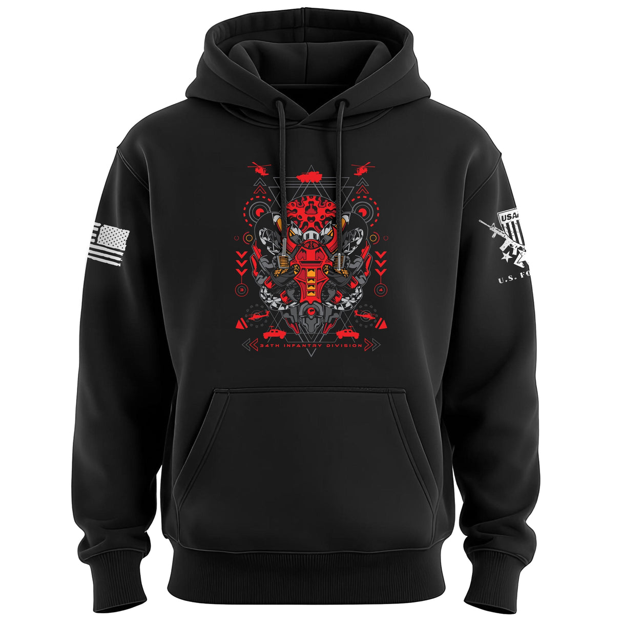 34th Infantry Mech Hoodie Hoodies 