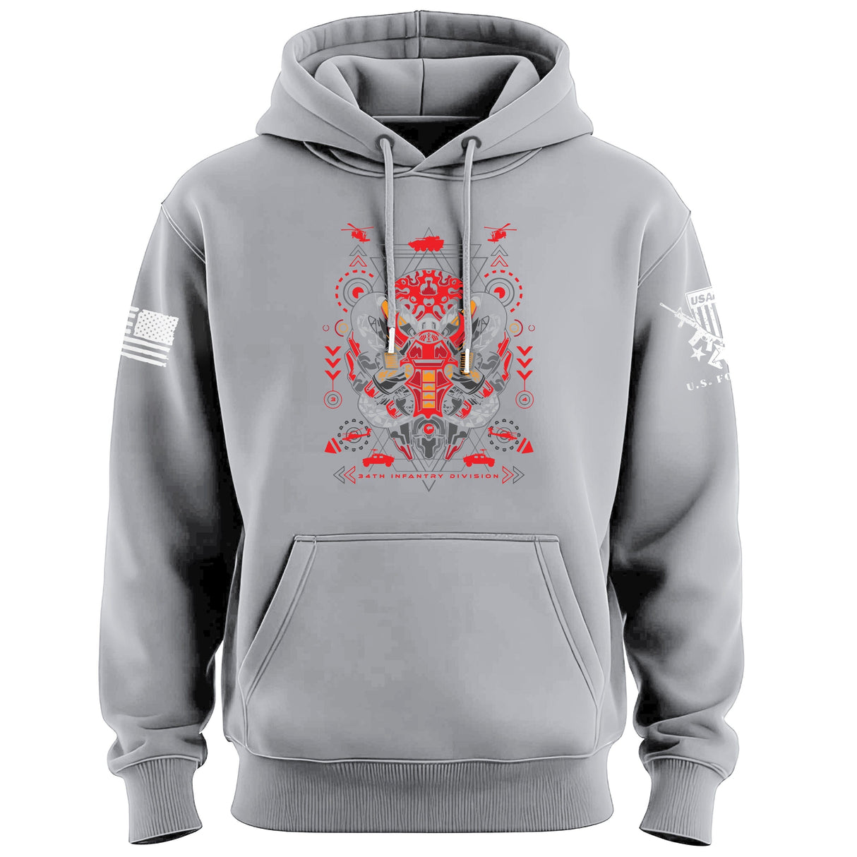 34th Infantry Mech Hoodie Hoodies 