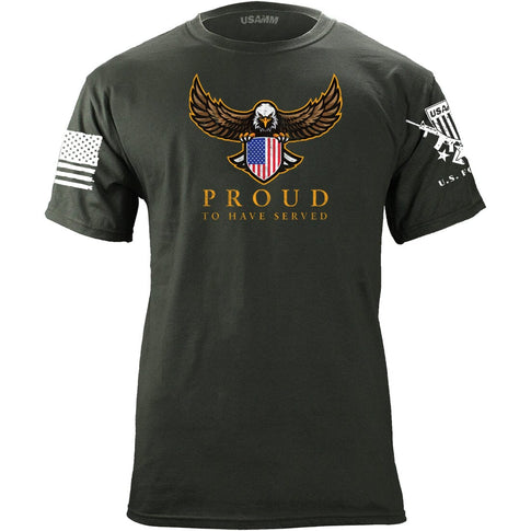 Proud To Have Served Eagle and Shield T-Shirt