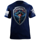 HHC 1/75 Ranger Shield T-Shirt Shirts 88191-S-NAVY