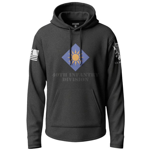 40th Infantry Division Graphic Lightweight Hoodie Lightweight Hoodie 90260-S-BK-THIN