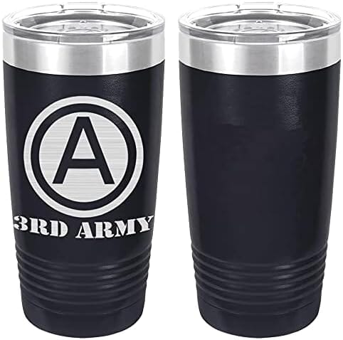 Army 3rd Army Central Laser Engraved 20oz Tumbler Mugs LET.0077.N