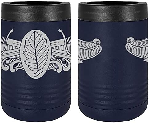 Navy Surface Warfare Medical Service Badge Laser Engraved Insulated Beverage Holder Mugs LEIH.0067.N