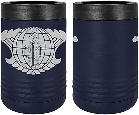 Navy Integrated Undersea Surveillance System (IUSS) Badge Laser Engraved Insulated Beverage Holder Mugs LEIH.0036.N