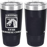 Army XVIII Airborne Corps Laser Engraved 20oz Tumbler Mugs LET.0086.N