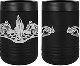 Navy Submarine Warfare Badge Laser Engraved Insulated Beverage Holder Mugs LEIH.0059.B