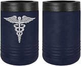 Navy Hospital Caduceus Badge Laser Engraved Insulated Beverage Holder Mugs LEIH.0033.N