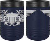 Navy Naval Flight Officer Badge Laser Engraved Insulated Beverage Holder Mugs LEIH.0040.N