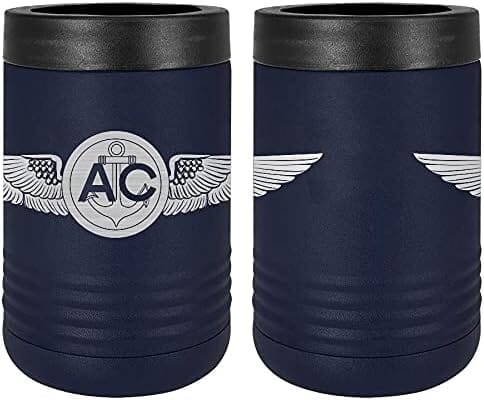 Navy Aircrew Badge Laser Engraved Insulated Beverage Holder Mugs LEIH.0004.N