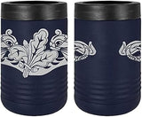 Navy Submarine Supply Corps Badge Laser Engraved Insulated Beverage Holder (Black) Mugs LEIH.0060.N