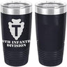 Army 36th Infantry Division Laser Engraved 20oz Tumbler Mugs LET.0094.N