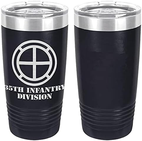 Army 35th Infantry Division Laser Engraved 20oz Tumbler Mugs LET.0093.N