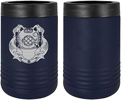 Navy Diver First Class Badge Laser Engraved Insulated Beverage Holder Mugs LEIH.0019.N