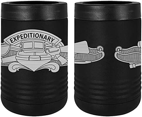 Navy Expeditionary Combat Warfare SPC (Enlisted) Laser Engraved Insulated Beverage Holder Mugs LEIH.0027.B