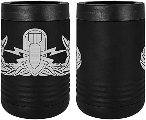 Navy Explosive Ordnance Disposal (EOD) Basic Badge Laser Engraved Insulated Beverage Holder Mugs LEIH.0029.B