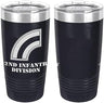 Army 42nd Infantry Division Laser Engraved 20oz Tumbler Mugs LET.0097.N