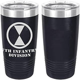 Army 7th Infantry Division Laser Engraved 20oz Tumbler Mugs LET.0082.N