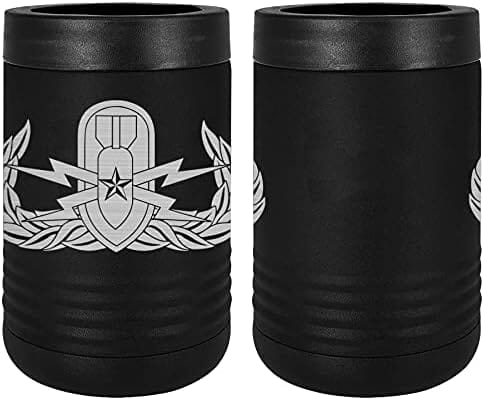 Navy Explosive Ordnance Disposal (EOD) Senior Badge Laser Engraved Insulated Beverage Holder Mugs LEIH.0031.B